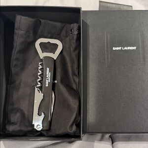 Saint Laurent Silver and Black multi Tool